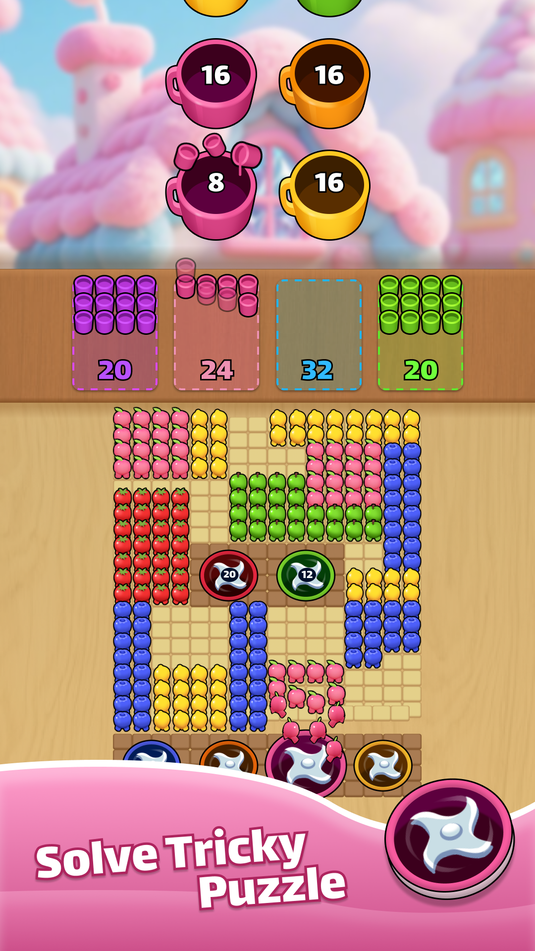 Combo chain with bright juice