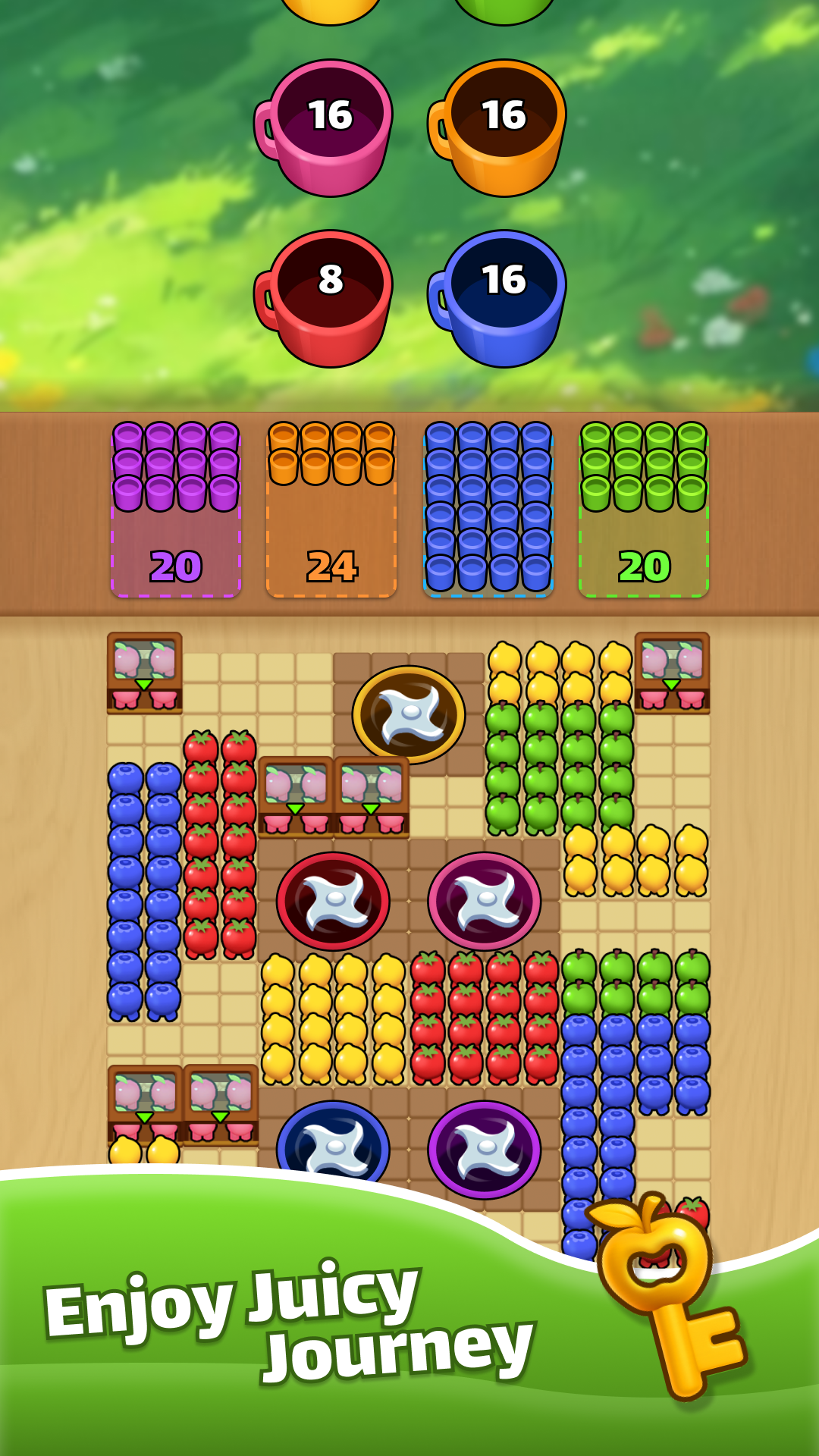 Puzzle board mid flow